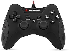 Snopy Rampage SG-R218 PS3/PC X INPUT Siyah USB 1.8m Joypad [Windows 10 ]