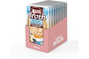 INABA CHURU Cat Chicken Broth Salmon Display 12X40GR