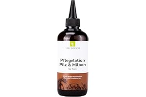 GREENDOOR Pflegelotion Pilz und Milbe für Tiere 250ml, Breitbandspektrum bei Pilzbefall und Parasitenbefall