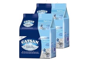 Catsan Hygiene nicht klumpendes Katzenstreu, 2 Packungen (2 x 20l)