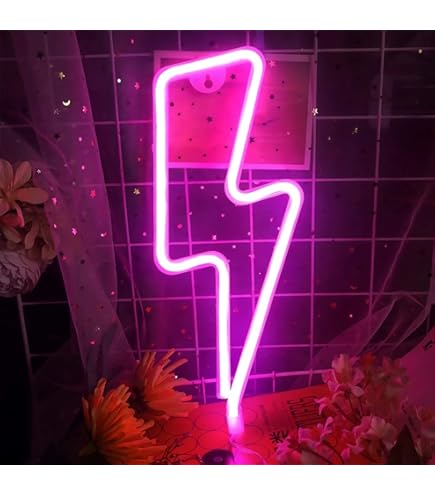 Luce Neon Fenicottero Rosa - USB/Batteria, Base, Decorazione Camera, Luce Notturna, 29x12.5cm