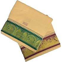 PRAKASAM COTTON Panchakacham Lot De Serviettes En Coton