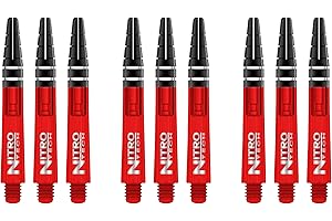 RED DRAGON Nitrotech Alberi Freccette Aste Freccette Aste - 3 Set per Confezione (9 Alberi Freccette Aste in Totale)