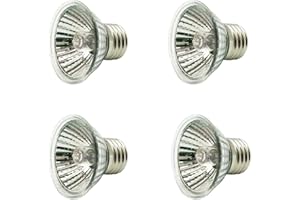 IuulFex Reptile Heating Bulb E27 25W UVA UVB Bulbs Halogen Sun Lamp Sunbathe Heat Lamp Aquarium Reptile Lizards Turtle Snakes Warm White 2700K