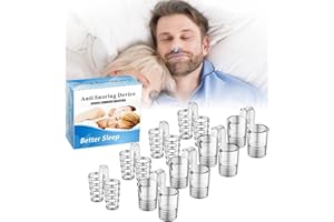 ARVONO 8 Stück, Schnarchstopper, Anti Schnarch Nasenclip, Hilfsmittel gegen Schnarchen Verhindern Nasenspreizer Nasenklammer Anti Snoring Hilfe Schnarchschiene Besser Atmen Nasendilatator