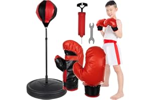 MT MALATEC Punchingball 16953 Ensemble de gants de boxe et pompe pour enfant