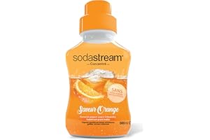 Sodastream Concentré Saveur Orange – Sans Arôme Artificiel et Sans Colorant Artificiel – 500 ml
