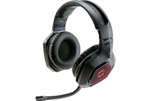 Speedlink MANDAS LED Auriculares - para Gaming, Iluminación Multicolor, inalámbricos, Negros