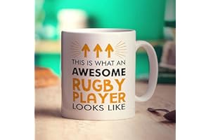 Printster This is What an Awesome Rugby Player Looks Like Mug - 11oz Cup - Novelty Gift for Rugby Fans