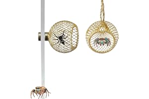 Heyshapeing Springende Spinne Versteck, Zubehör für Haustierspinnen, Spinnenversteck (Terrarium nicht im Lieferumfang enthalten), 2 Stück