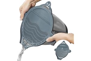 ‎OTOMITRA OTOmitra Ausgusssieb für Mixtopf des Monsieur Cuisine Connect und Smart, Siebaufsatz für MCC Lidl Küchenmaschine, Abgießhilfe für MCC, BPA Frei Nudelsieb, MCS Küchensieb, Abgießsieb für Gemüse