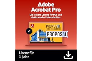 Adobe Acrobat Pro|1 Jahr| PC/Mac|Digital Download