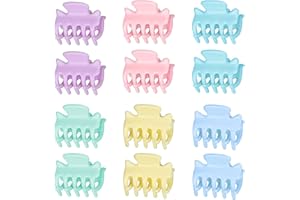 YTORGR 12 Piezas Clips Pinzas para el cabello Plástico Pinzas para el pelo de Garra de Pelo para el pelo de mujer antideslizantes Para el Pelo Antideslizantes