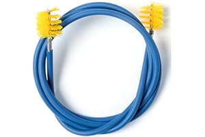 MusicNomad Premium MN762 Posaune Schlangenreinigungsbürste, Vinylfrei, wasserdicht, entwickelt gerade (112 cm)