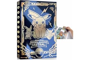 TBTBO Classeur Carte 9 pochette, Grand Album de Cartes GX Vmax Capacité de 432 Cartes - Matériau de Haute Qualité, Facile à Ranger, Cadeau Spécial pour Collectionneurs 9D-8