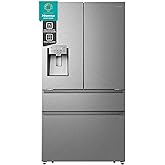 Hisense RF728N4SASE French Door Kühl-Gefrier-Kombination Premium Inox-Look