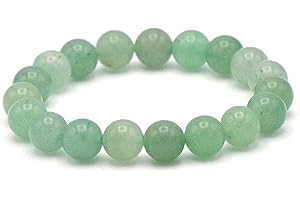 Miracles Minéraux Bracelet perle ronde 10 mm, pierre naturelle, création artisanale française, plus de 40 choix