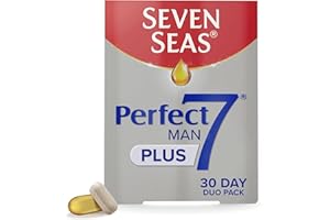 Seven Seas Perfect7 Man Plus, Multivitamin With Omega-3 And Vitamin D For Men’s Health Support1-7, 30 Tablets plus 30 Capsules, 1 Month Supply