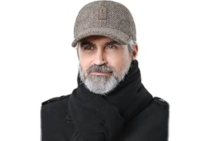 CLAPE Winter Baseball cap with Ear Flap Cappello Baseball Invernali Cappellino in Lana con Paraorecchie Cappellini Invernali
