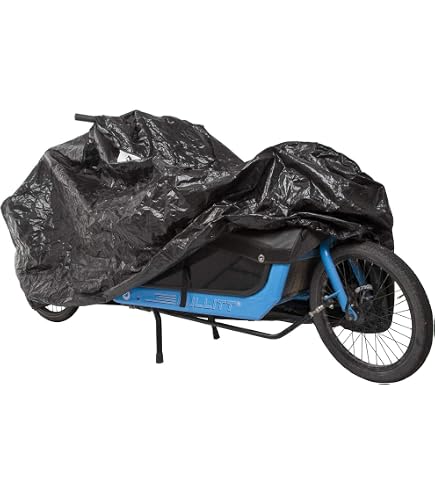 fietsbeschermhoes Tandem de Luxe 120 x 300 cm zwart
