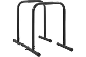 RELIFE REBUILD YOUR LIFE Dip Station Functional Heavy Duty Dip Stands Fitness Workout Dip bar Station Stabilizer Parallette Push Up Stand