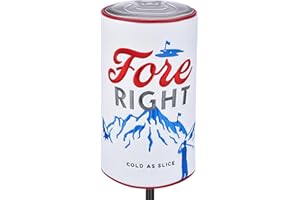 Shanker Golf Driver Headcover - Beer Can Shaped Funny Driver Cover - Tour Grade PU Leather Golf Club Cover with Embroidered Pattern