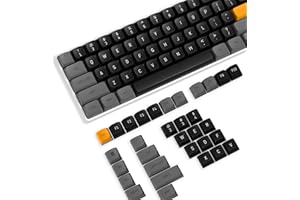 LEXONTECH Nakładki Klawisze PBT,110 Klawisze Zestaw Podwójnych Klawiszy PBT,Profil OEM,Układ ANSI US dla Klawiatury Mechanicznej,Kompatybilny z Przełącznikami MX Cherry/Gateron/Kailh/Akko,ze ściągaczem Kluczy