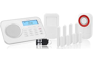 Olympia - Premium Alarmanlagen Set Protect 9878 GSM | Alarmanlage Haus mit Außensirene | Funk Alarmanlage Wohnung mit App | Plug&Play bis zu 32 Sensoren mit GSM Modul