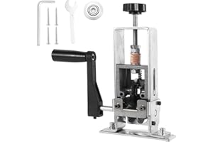 Labmilon Denudeur Cable Electrique, Machine à Dénuder le Cuivre, Pince a Denuder Electricien, Denudeuse de Cables Electrique Manuelle, avec 3 Plaques de Trou Pour Le Recyclage Des Fils