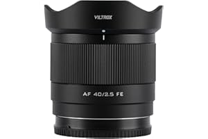 VILTROX 40mm f/2.5 F2.5 FE Mount Lens Auto Focus Full Frame Prime Lens Compatible with Sony E-Mount Cameras Alpha a7C a7SIII a7III a7RIII a7IV a7RIV a9 A1 FX3 A7RV ZVE1 A7CR A7CII A93