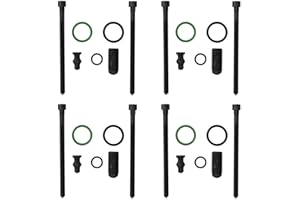 CAR-PARTS24 Lot de 4 joints + vis d'expansion pour pompe et buse - Injecteur pour 2.0 TDI avec code moteur BKD BLB AZV BRE BNA BRF BVF BVG