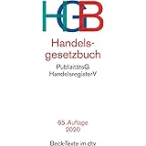 Handelsgesetzbuch HGB: mit Einführungsgesetz, Publizitätsgesetz und Handelsregisterordnung (Beck-Texte im dtv)