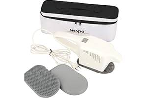 ‎VIBRAMAT MASPO Vibramat de Luxe Großflächenmassagegerät Profi Massagegerät inkl. eleganter Transporttasche, Kunststoff-Hyperämisierungsbürste und Moosgummischuh, glatt