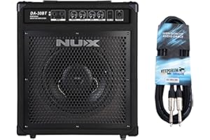 GENERISCH Nux DA-30BT Schlagzeug-Verstärker E-Drum Monitor Box mit Bluetooth