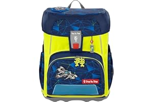 Step by Step Neon Pull-Over für Cloud Schulranzen, gelb, Reflektorüberzug mit Leuchteffekt für mehr Sichtbarkeit, einfache Anbringung