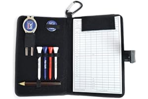 PGA Tour Golf Organiseur en Cuir Noir