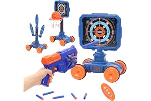 Arkyomi Zielscheibe Spielzeug Kinder 3 Spielmodi Beweglicher dartscheibe basketballkorb Zielscheibe Geschenk ab 5 6 7 Jahre Jungen Indoor/Outdoor Spiele