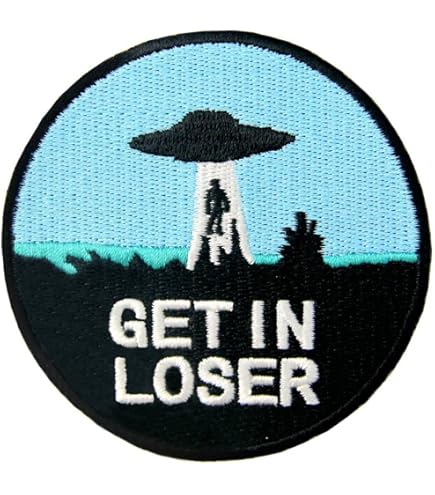 Beam Me Up X-File UFO Alien Patch Geborduurde Applique Badge Ijzer Op Naai Embleem