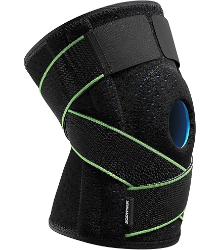 Fascia Ginocchio Thx4COPPER Regolabile A Compressione Per Tendine Rotuleo, Con Imbottitura In Silicone, Traspirante, Per Sport E Recupero, Taglia M - 2