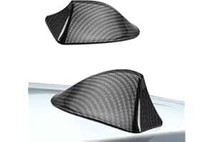 MsTeco 1 Pz Antenna Pinna Squalo, Antenna Auto, Antenna Auto Universale, Toppers Antenna Auto, Antenne Auto, Antenna Per Auto, Antenna Auto, Per Antenne Auto Suv Trucks Vans, Tuning Auto (Nero)