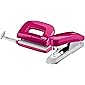 Novus Schreibtisch Set (Heftgerät E 15 mit Locher E 210, inkl. 1000 Heftklammern No. 10) pink