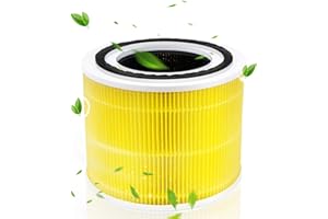 BHHTBB Core 300 Ersatzfilter Core 300s Core 300-RF Luftreiniger Filter Kompatibel mit Levoit, 3-in-1 H13 HEPA Filter Aktivkohlefilter und Vorfilter, Reinigt bis zu 99,97% Der Partikel