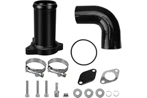 TIVEKEO Vanne EGR compatible avec VW Golf Mk4 Mk5 Polo Passat Sharan Jetta Caddy T5, Tuyau Vanne EGR compatible avec Audi A3 A4 A6 pour Moteurs 1.4 1.9 TDI, pour Leon Ibiza Toledo Altea Alhambra (Noir)