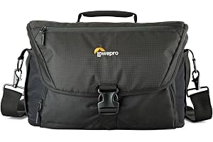 Lowepro Nova 200 AW II messengerfodral, svart | Inkluderar avtagbar axelrem och livstidsgaranti för förvaring, skydd och reso