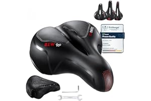 YOUNGDO Selle Velo Confortable, Selle Vélo Gel Ergonomique avec Boule d'Amortisseur à Double Ressort, Siège de Vélo pour Bicyclette VTT Vélos de Montagne Pliants