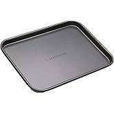 MasterClass Baking Tray with PTFE, PFOA and BPA Free Non Stick, Robust 1mm Thick Carbon Steel for Baking and Roasting, Carbon