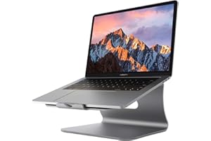 Bestand Aluminiowy stojak na laptopa chłodzący stojak na komputer do Apple MacBook Air Pro 11-16-calowych laptopów (Space Gray)
