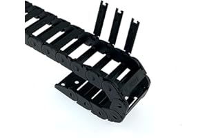 Veekaft Mini Schleppkette Innenmaße 10x30 mm Serienlänge 1000 mm Verstärkte Nylonband-Endverbinder Geeignet für 3D-Drucker und CNC (R28, 10x30)