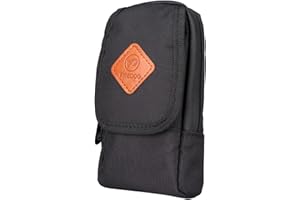 FIREDOG Sac à bandoulière anti-odeurs, pochette anti-odeurs, testé par les chiens, mini sacs à bandoulière pour le rangement de voyage (noir)