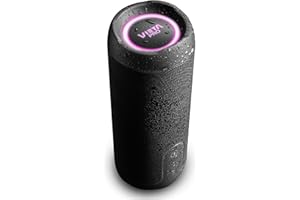 Vieta Pro Altavoz Bluetooth 5.3 Potente 25W, Resistente al Agua, 13H Batería, Micrófono, Aux-In, USB Tipo C, TWS, Compatible con Alexa | Altavoz Portátil Goody 4. Negro